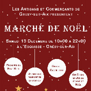 Marché de noël à Grésy-Sur-Aix